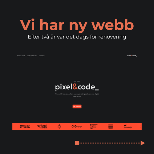 Vår nya webb är live! 🎉